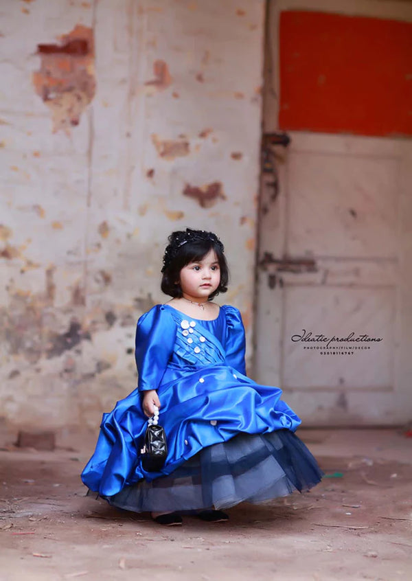 GBD-60 Royal Blue Princess Party Dress