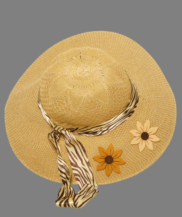 UH006 Girls Floral Hat
